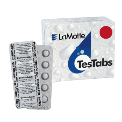 250 Tabletas Reactivos en Rojo de Fenol para pH. LAMOTTE
