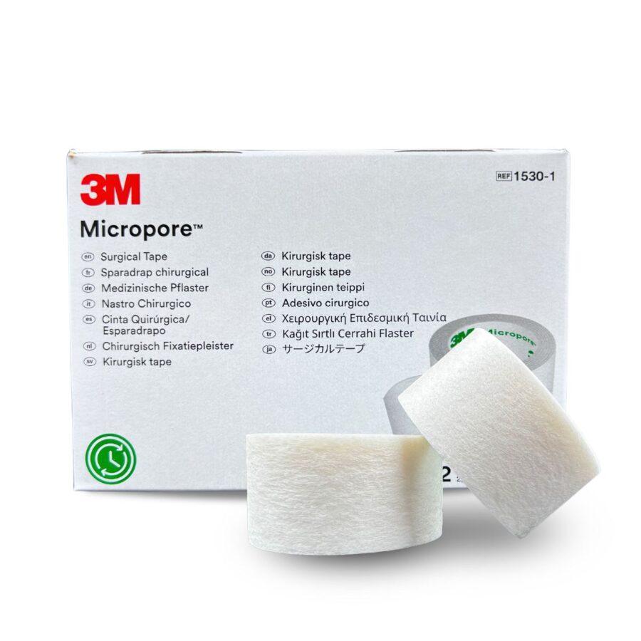 Cinta Micropore Blanco 2.5cm X 9.14m. 3M - Imagen 3