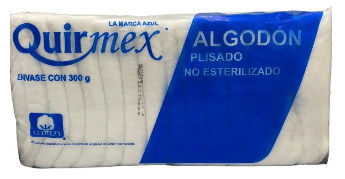 Algodón Absorbente Plisado 300 g. QUIRMEX
