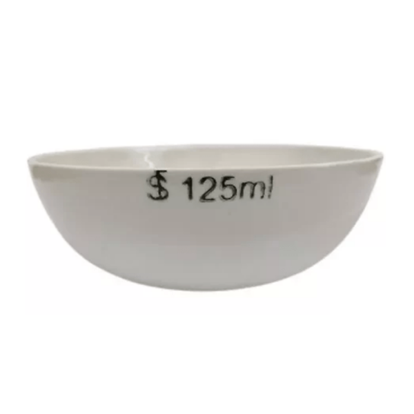 Cápsula De Evaporación De Porcelana Con Pico De 125 Ml