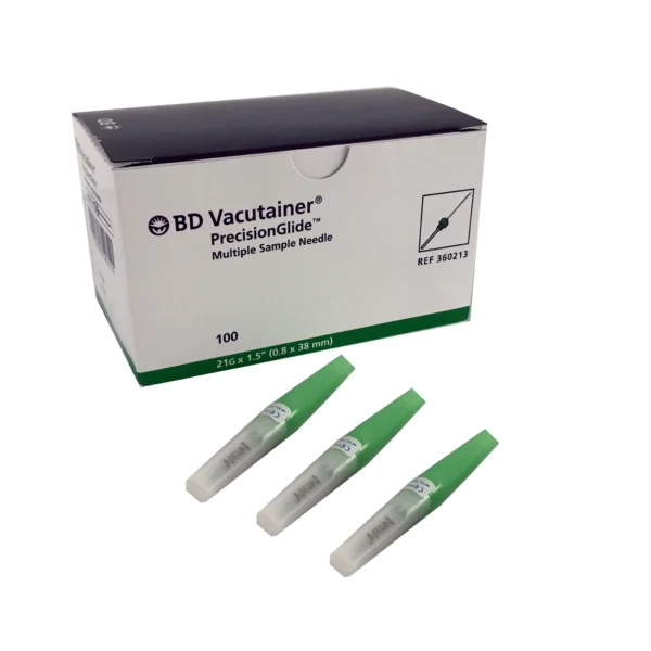 Aguja Vacutainer Verde PrecisionGlide. BD